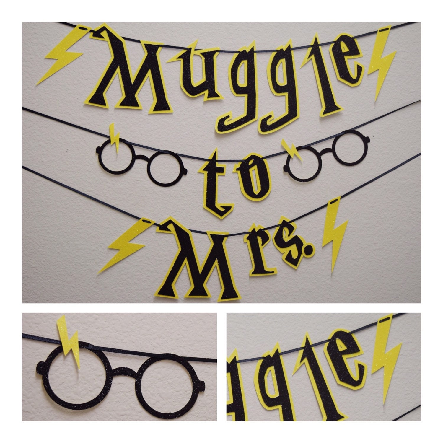 Muggle to Mrs Harry Potter Bachelorette Banner Harry Potter