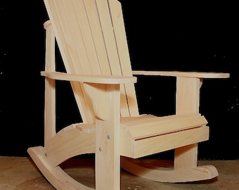 adirondack rocking chair retrofit kit plans for the grandpa chair dxf 