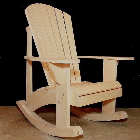 Adirondack Rocking Chair RETROFIT Kit Plans for the Grandpa