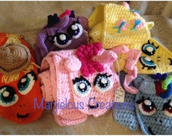 MLP Cute Pony scarf Crochet Pattern