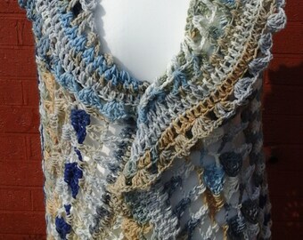 Circle vest, mandala circle vest, pixie vest, hippie vest, mandala vest, crochet mandala, festival waistcoat, mandala waistcoat
