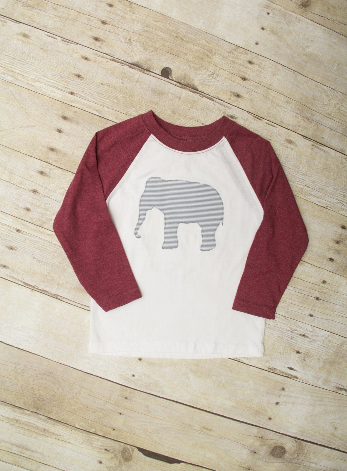 Elephant Raglan Shirt for Toddler Boy Alabama Gameday Shirt by