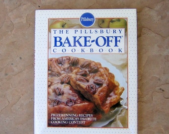 The Pillsbury Bake Off Cookbook, 1990 Pillsbury Cookbook, Vintage Cookbook