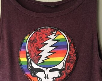 Grateful Dead Steal Your Face Topshop Dress Size 2