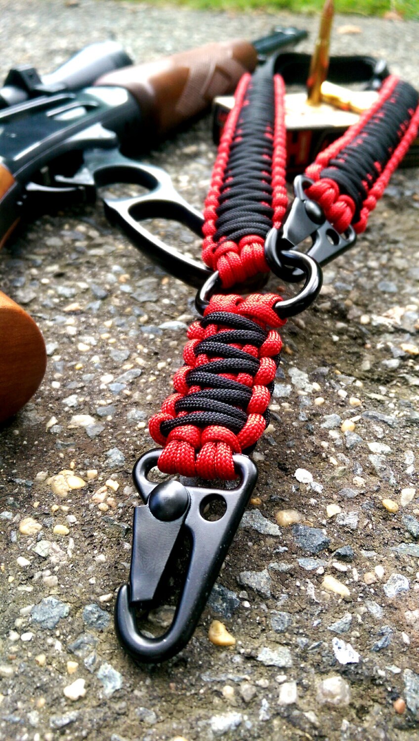 1 and 2 point 550 paracord Rifle slings