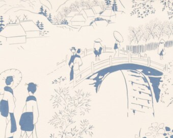 Alexander Henry - Tokaido Road - #8342C - Blue/Natural