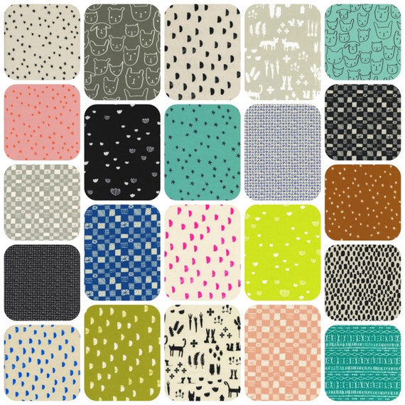 PRINT SHOP by Cotton and Steel Complete Fat by LlamaFabrics