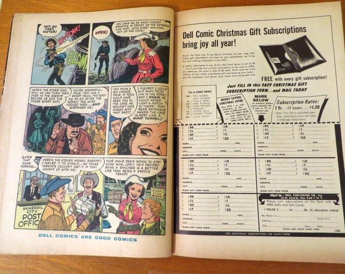 Dell Comics Dale Evans No. 14 - January 1957 - G Vintage Comic Book