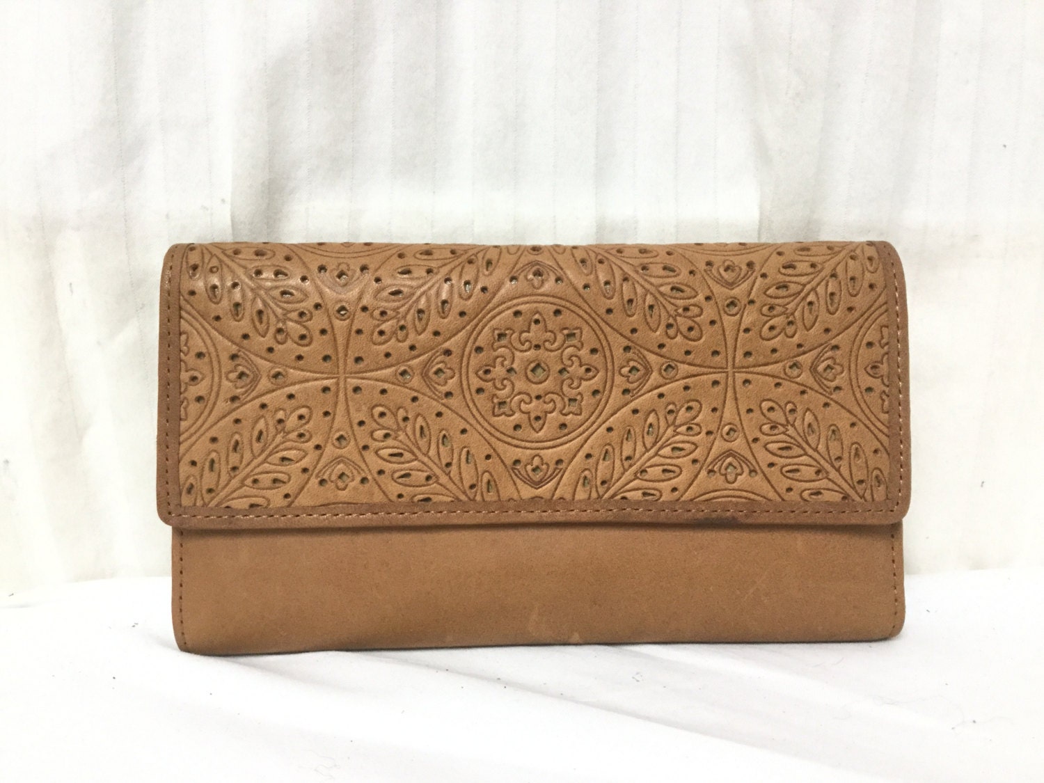 Rolfs Tooled Leather Walletbrown leather wallet