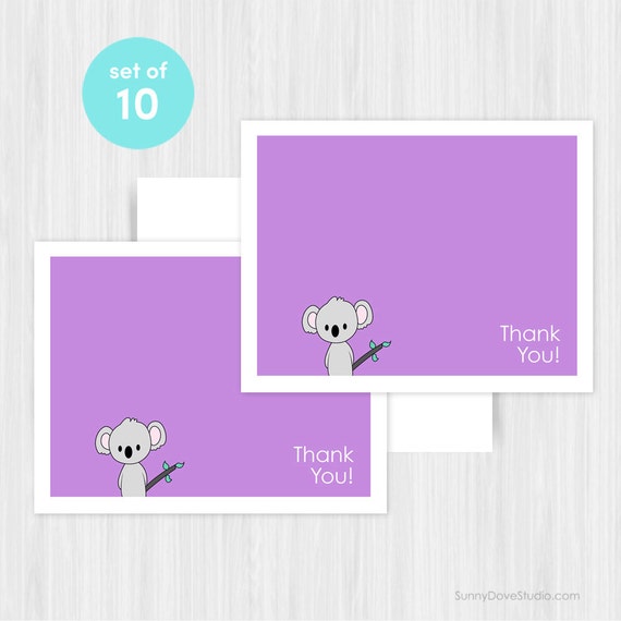 Luxury 15 Koala Blank Card