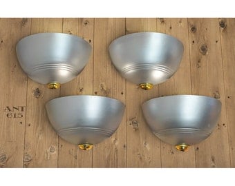 Streamline Art Deco Wall Sconces Set of 4 Modern Lights Fixtures (ANT-615)