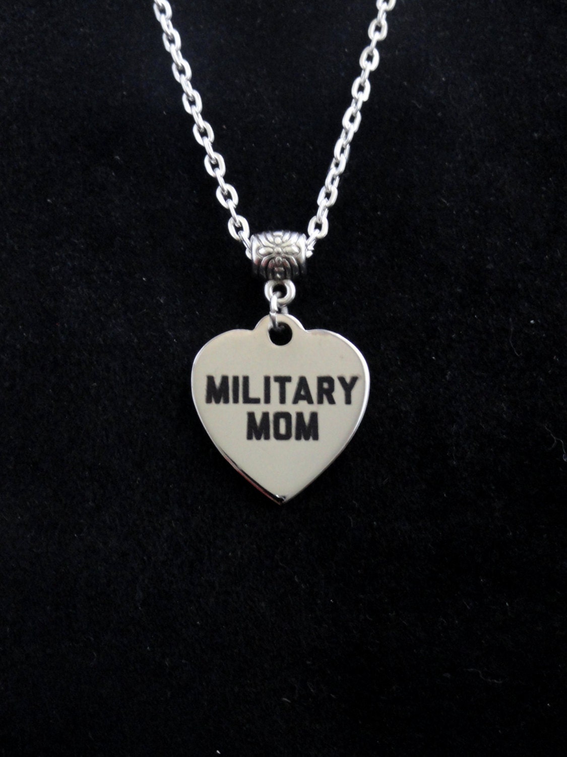 Military Mom necklace Military charm necklace Gift for Mom