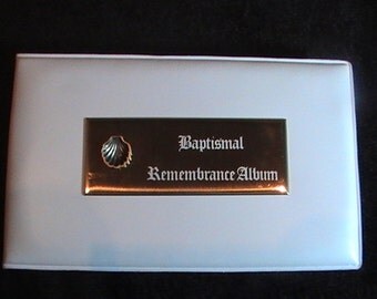 Vintage Baptismal Photo Album, Baptismal Remembrance Photo Album, Vintage Baptism