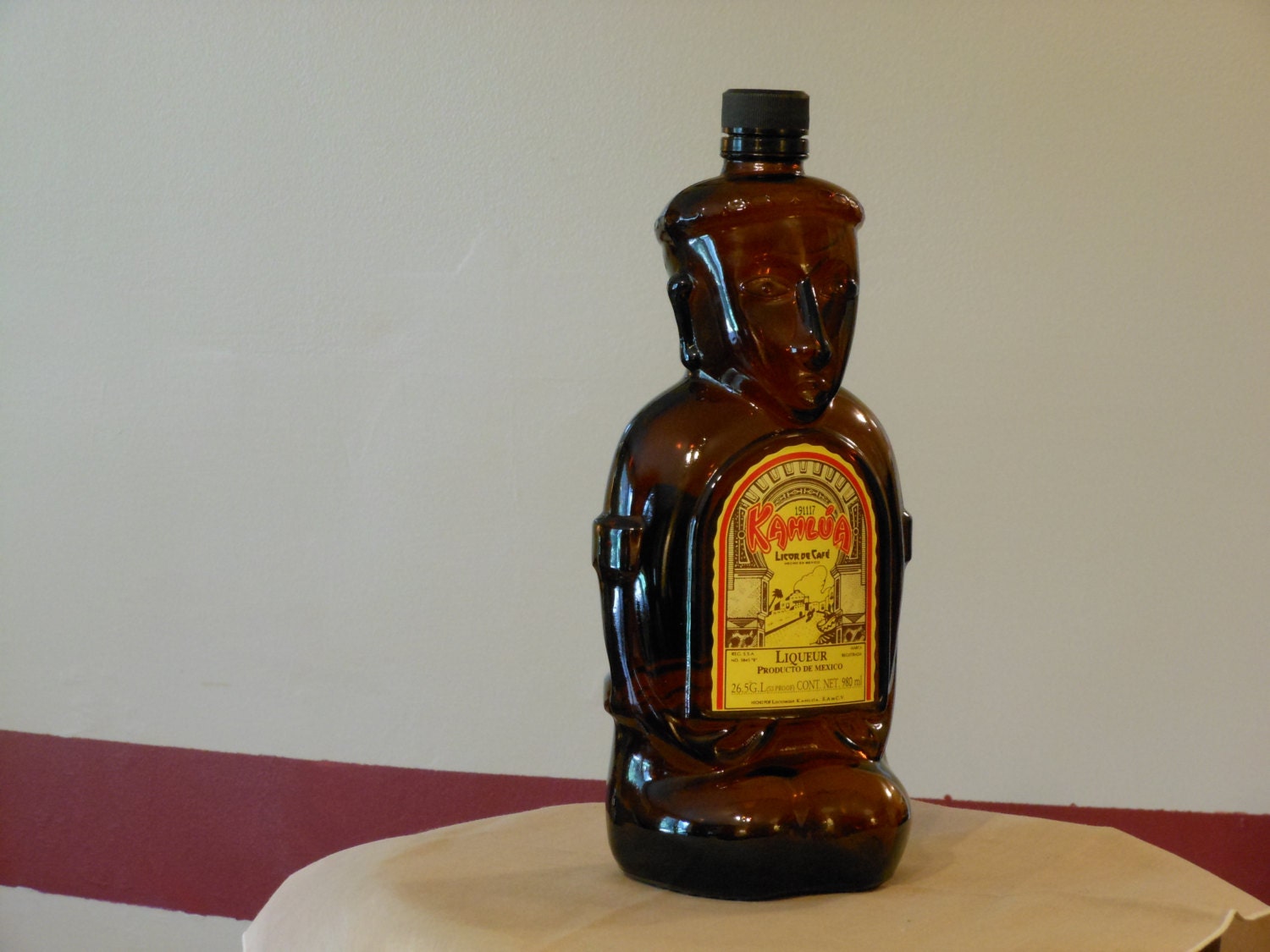 Kahlua Liqueur Heritage Edition Tiki Bottle