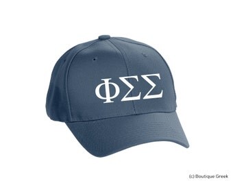 PhiSigma Phi Sigma Sigma Classic Letters Hat
