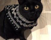 Crochet Poncho for Cat, Cowl Neck Poncho for Cat, Black Poncho, Crochet Poncho for Cat, Cowl Neck Poncho for Cat, Black Poncho,
