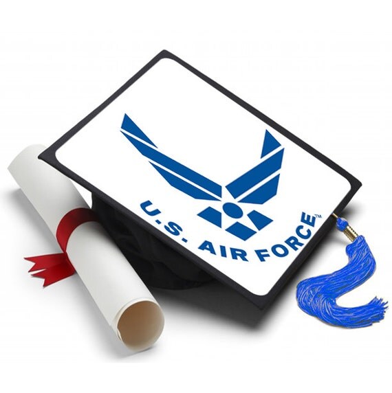 US Air Force Decorated Grad Cap Decorating Kit Ideas for