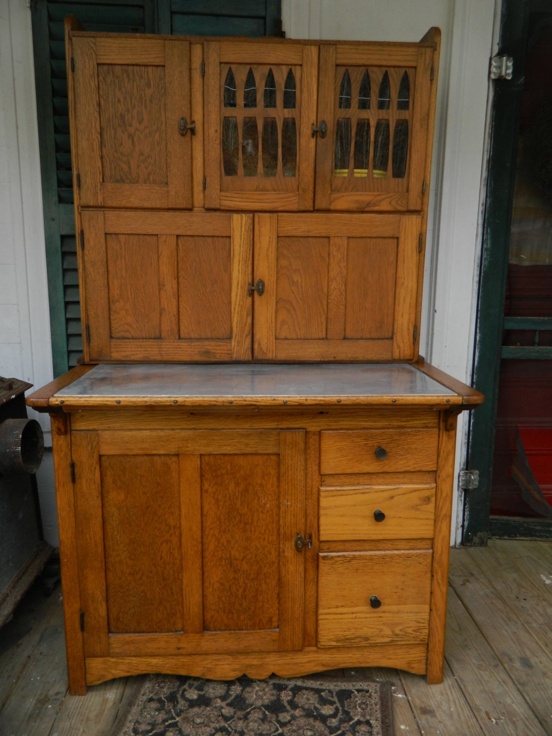 1908 Hoosier Special With Original Flour Sifter Sugar Bin