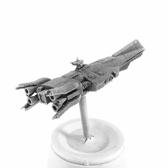 Custom Spaceship Model 3D Printed by cuddleburrito on Etsy