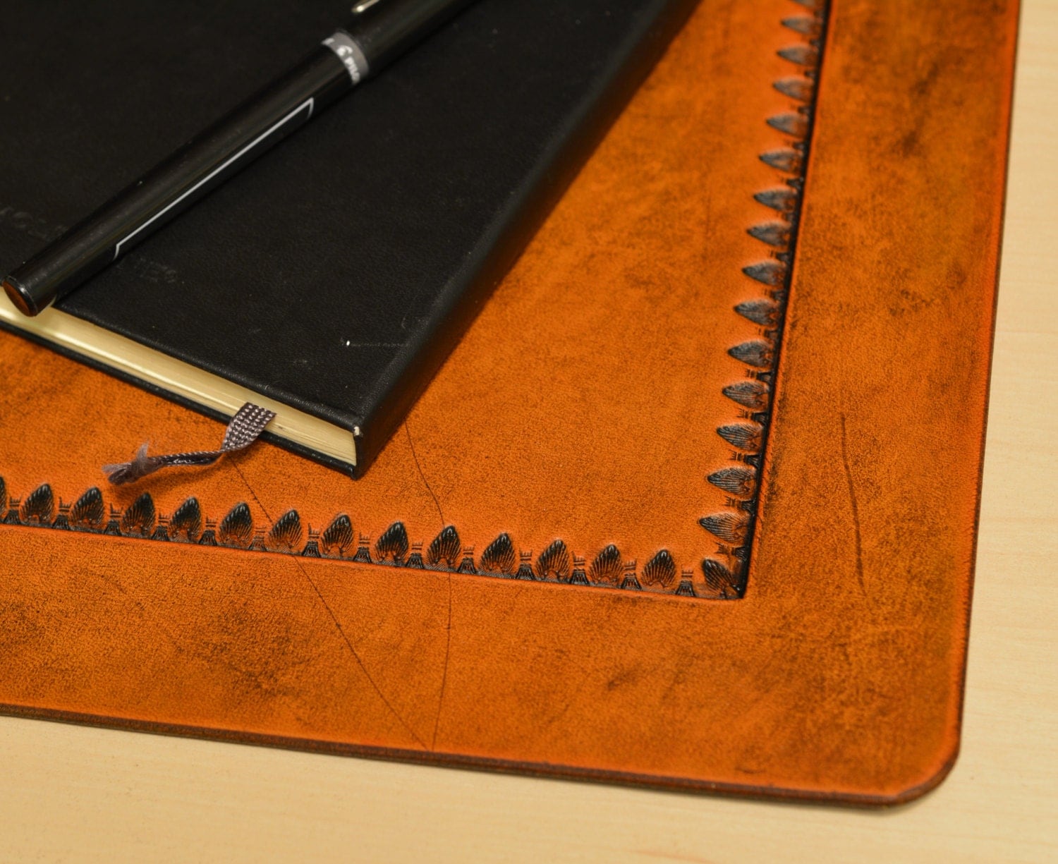 leather desk blotter pads