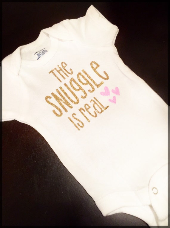 The Snuggle Is Real Onesie by 927Designs on Etsy