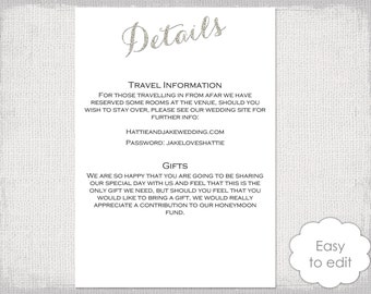 Fresh 90 Guest Information Card Wedding Template