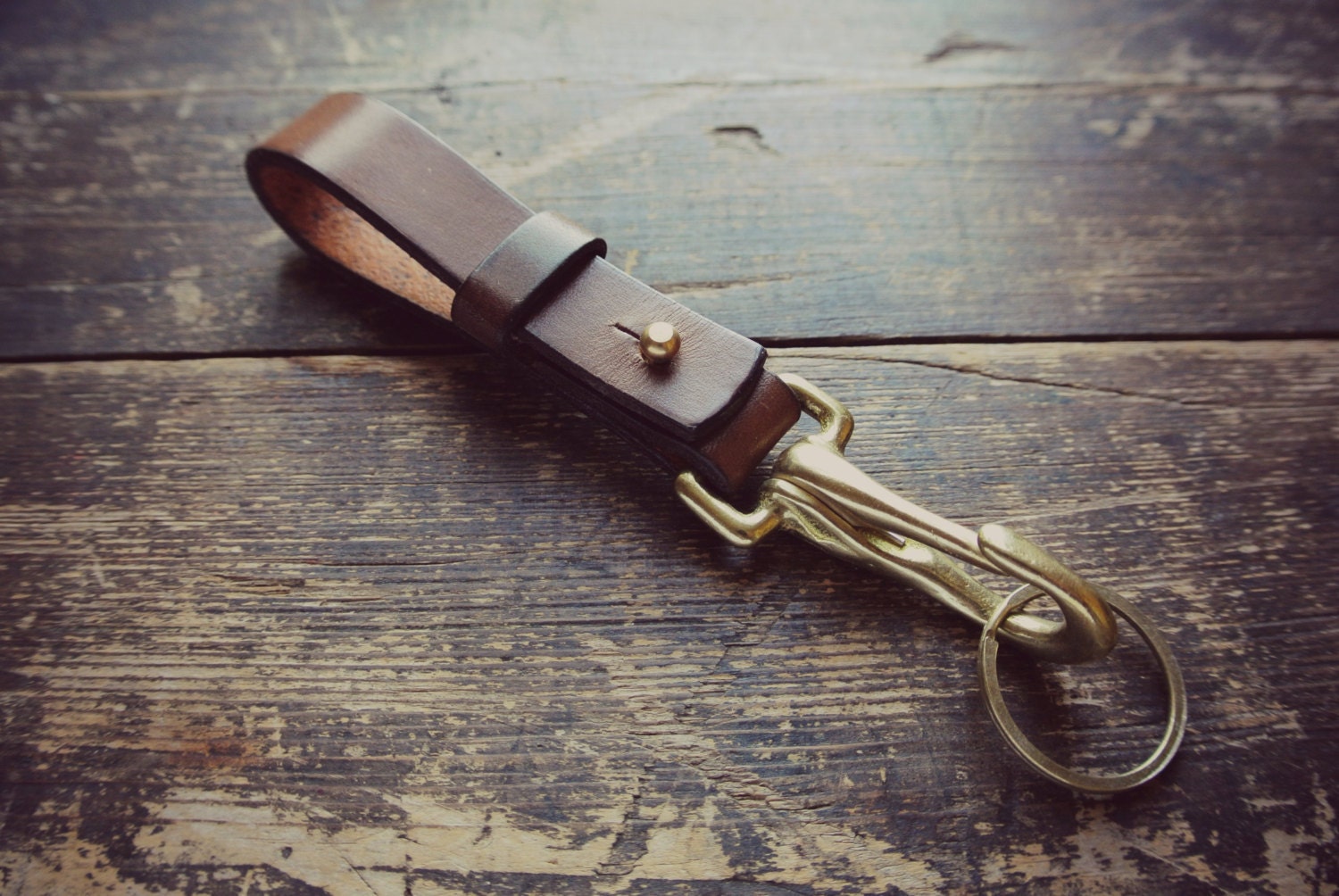 Handmade Heavy Duty Belt Key chain/lanyard/strap