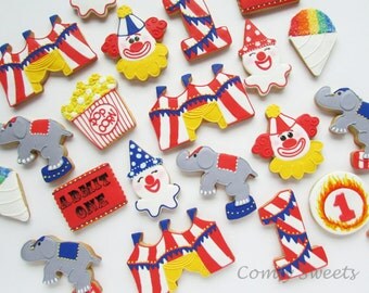 Circus / Carnival Cookies