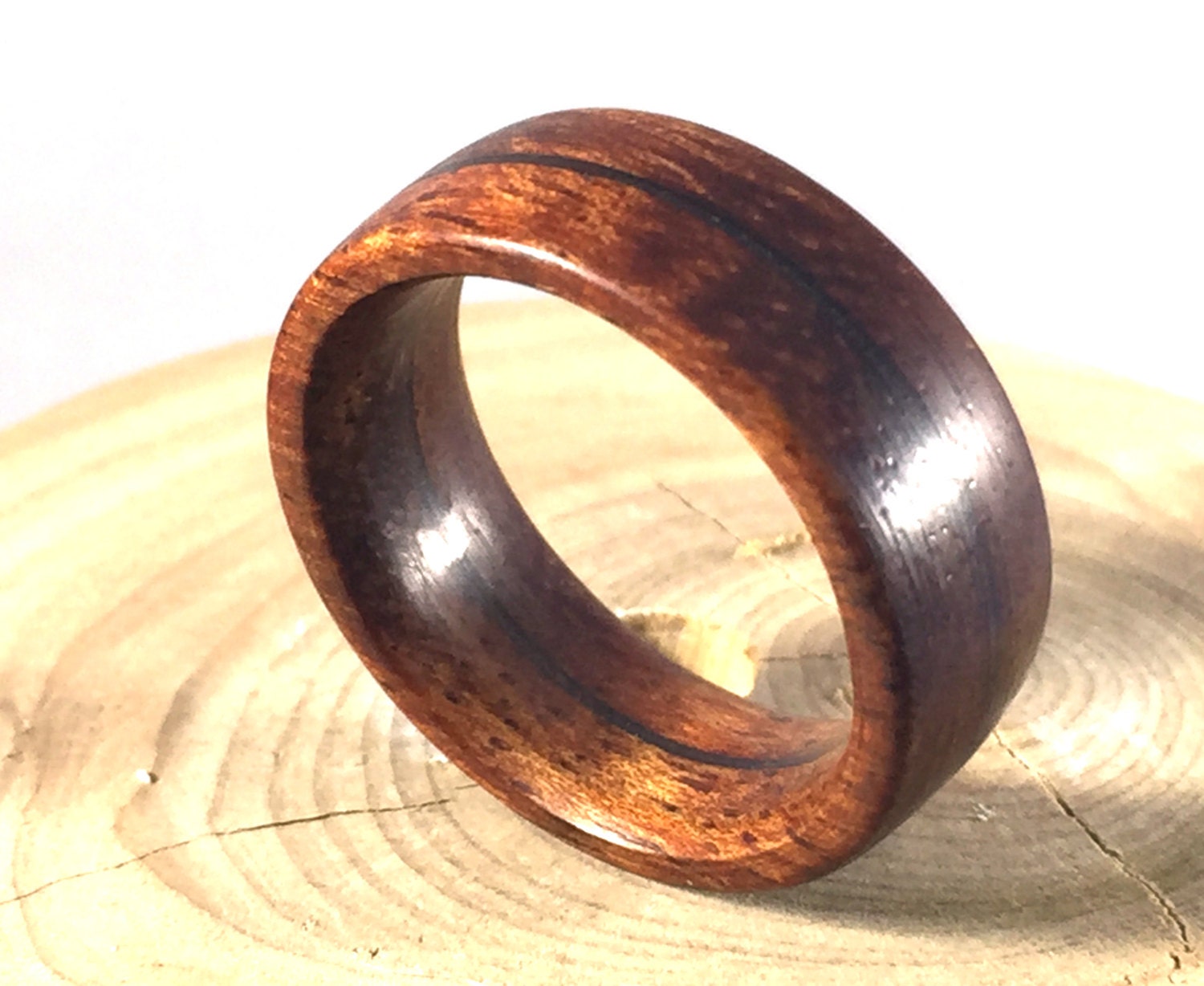 Mens Ring Wooden Ring Mens Wood Ringwood ring Koa wood