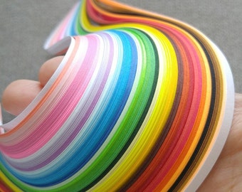 Quilling Paper Strips 35 colors, 390mm