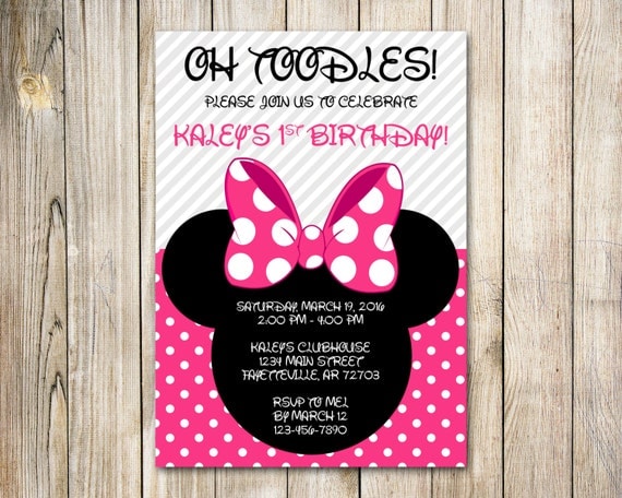 Oh Toodles Birthday Invitations 6