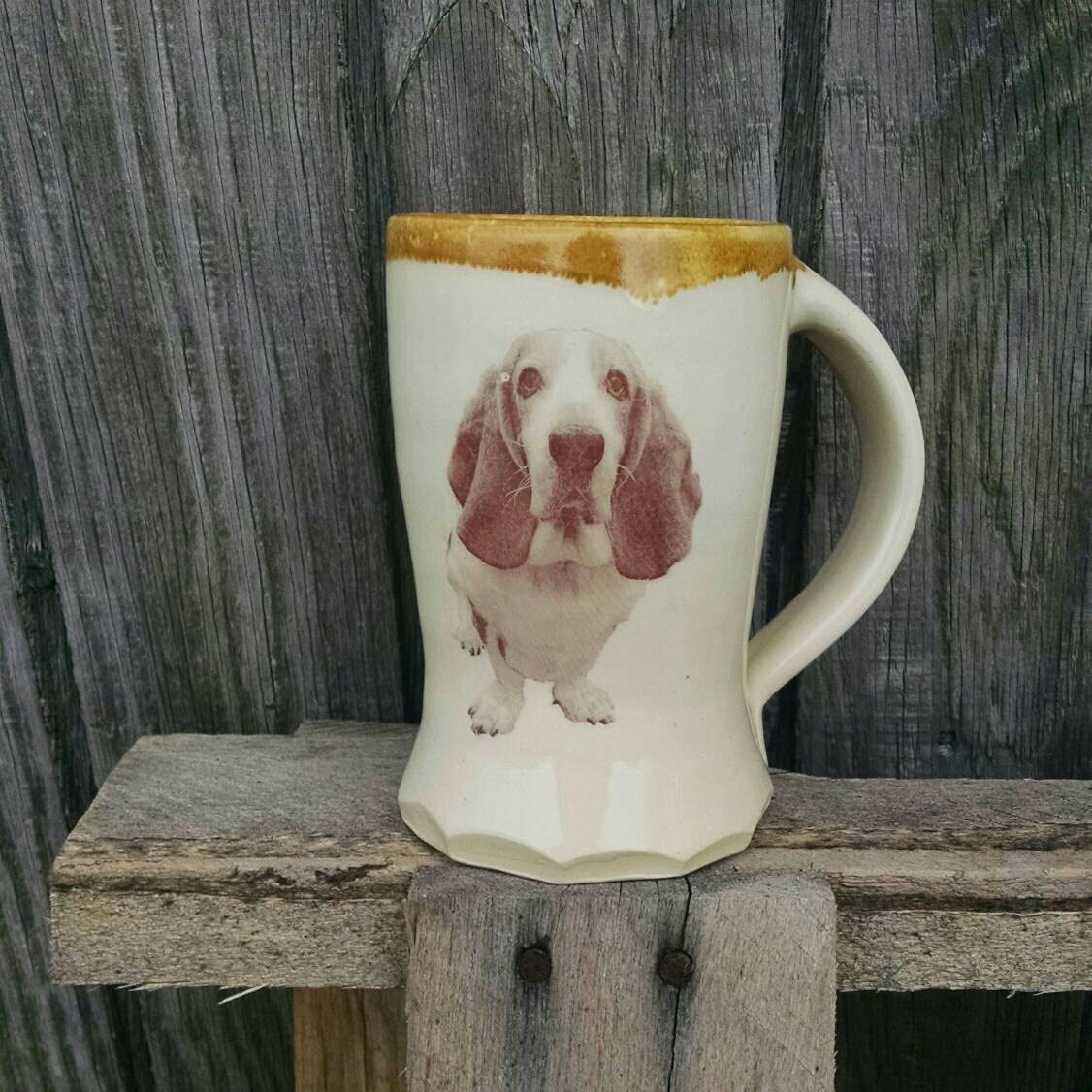 Personalized pet mug custommade mug with by waxingGIBBOUSpottery