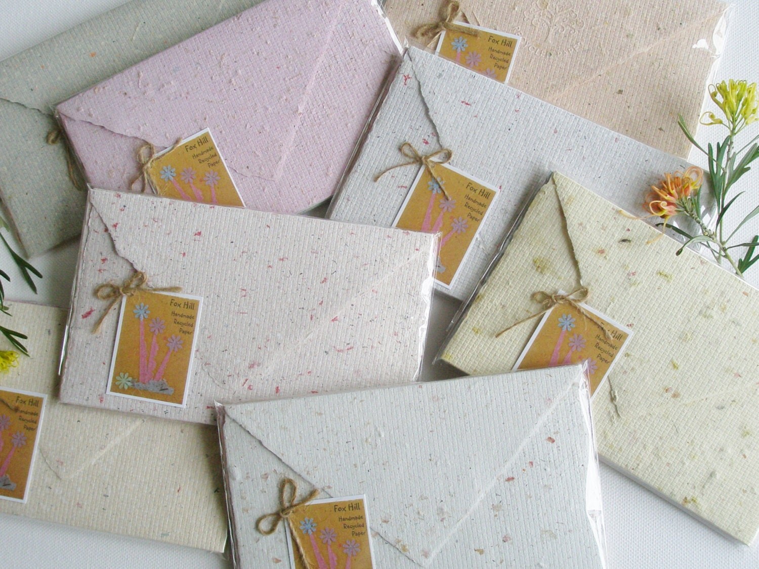 100% recycled paper thank you cards image