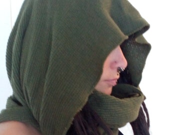 Military Post-apocalyptic Scarf -Wasteland-Burning man-
