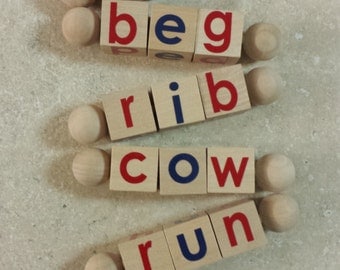 Montessori Phonetic Reading Blocks