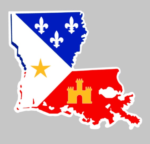 Download SVG DXF Louisiana State with Flag Scalable Vector by ...