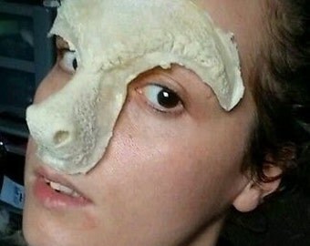 Reptile face mask, Latex prosthetic, Fancy Dress