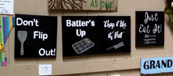 Funny Kitchen Art Hip Hop Lyrics canvas Custom by ...