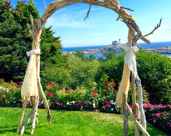 Items similar to Beach Wedding Bamboo Arbor Arch Chuppah ...