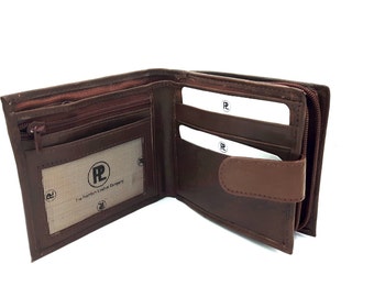 Men's Handmade Italian Leather Wallet in by ThePremiumLeatherCo