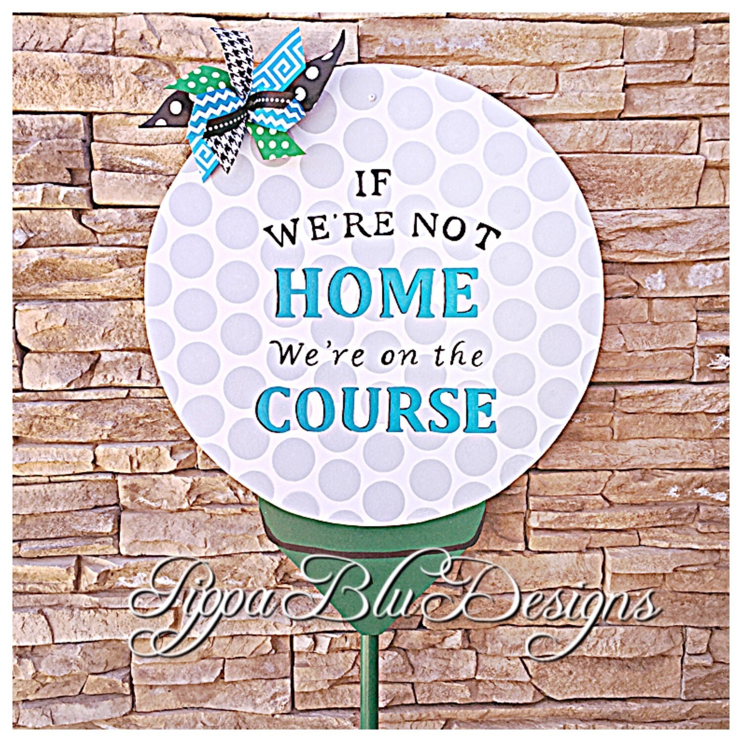 Golf Door Hanger Golf Yard Stake Golf Lawn Ornament Golf