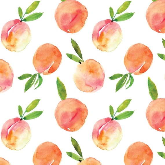 Sweet Peach Watercolor Organic Swaddle Boppy Cover Crib