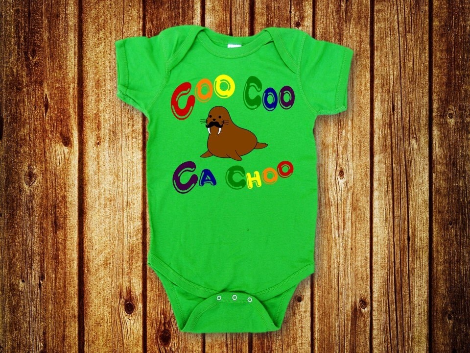 I Am The Walrus Coo Coo Ca Choo Infant Bodysuit Walrus Baby