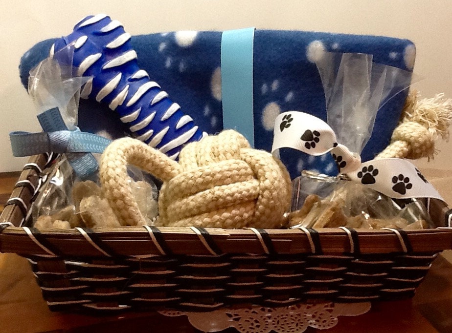 Dog Treats Dog Gift Basket