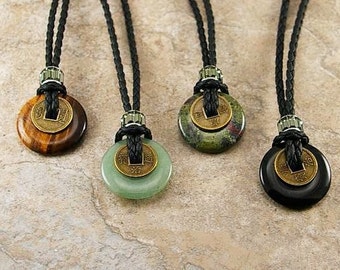 Lucky penny men pendant, mens necklace, mens pendant, men jewelry, lucky necklace, lucky pendant, gift for him, unisexe