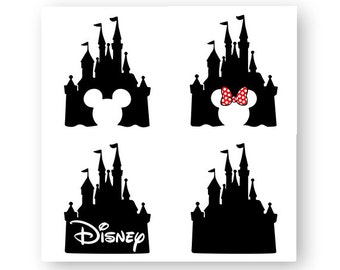 Free Free 136 Disney Castle With Minnie Head Svg SVG PNG EPS DXF File