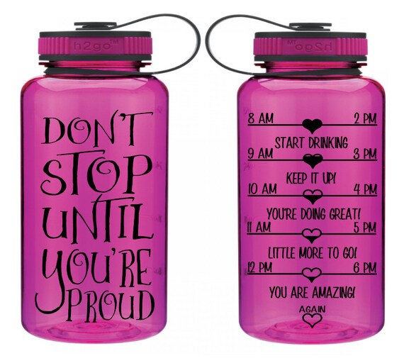 water bottle motivation Water Intake Bottle encouraging by Limboea