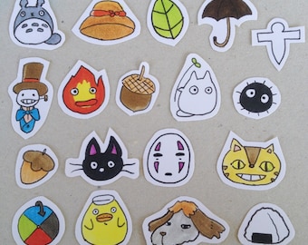 Studio Ghibli stickers/ Miyazaki stickers/ Howl's Moving Castle Stickers !!