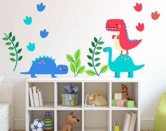 Dinosaur Wall Decals, Wall Decals Nursery, Wall Decal Nursery, Nursery Wall Decal, Baby Wall Decal, REMOVABLE and REUSABLE