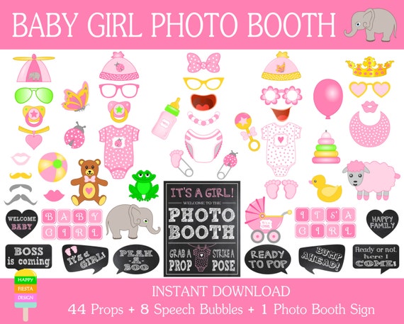 PRINTABLE Baby Shower Photo Booth PropsPhoto Booth